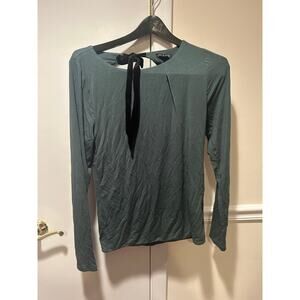 J.Crew women’s blouse size medium green ￼